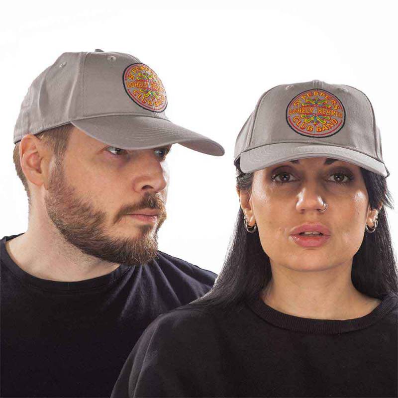 【予約商品】THE BEATLES Unisex Baseball Cap: Sgt Pepper Drum (Grey)