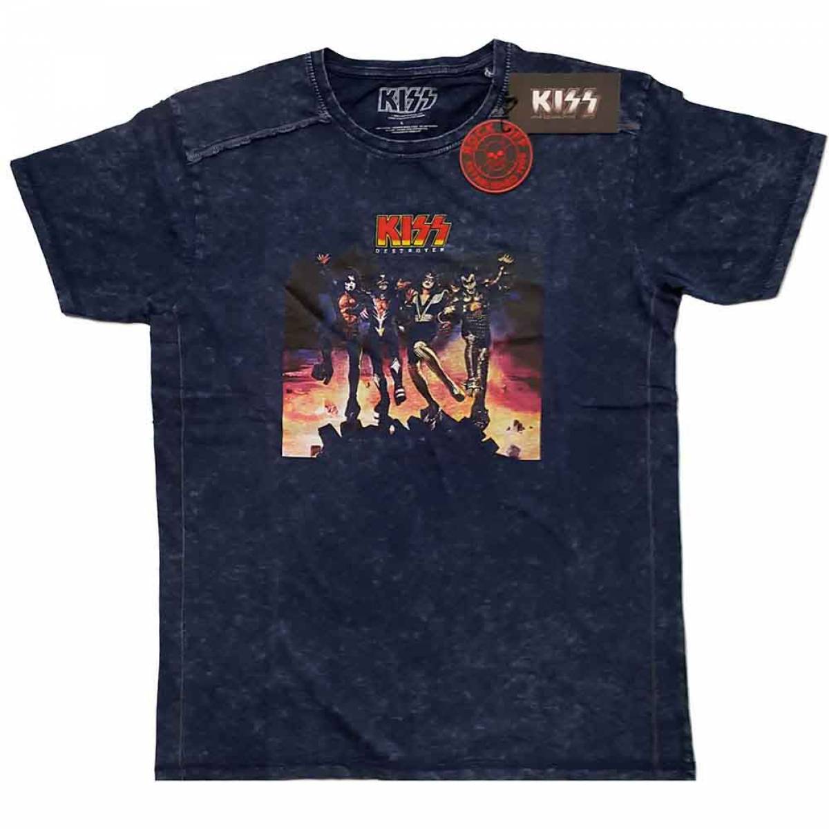 【予約商品】KISS ユニセックスTシャツ: Destroyer (Wash Collection)