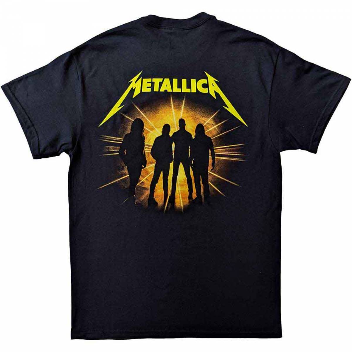 【予約商品】METALLICA バンドTシャツ ユニセックス: 72 Seasons Strobes Photo (Black) (Back Print) - BLACK