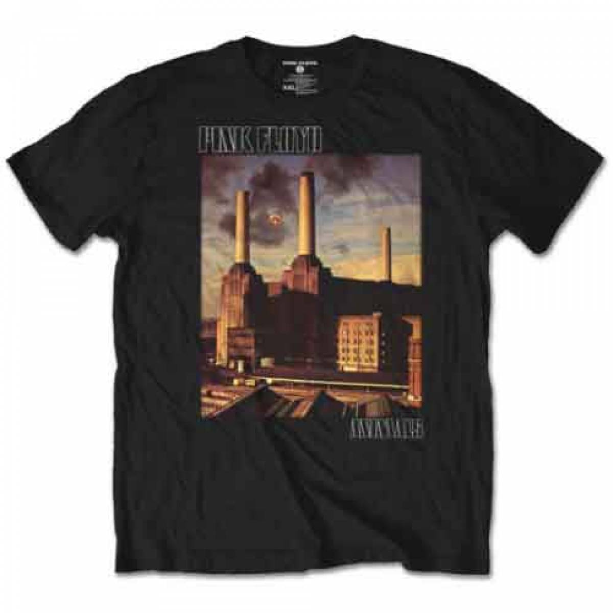 【予約商品】PINK FLOYD バンドTシャツ ユニセックス: Animals Album (Black) - BLACK