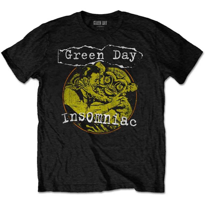 【予約商品】GREEN DAY バンドTシャツ ユニセックス: Free Hugs (Black) - BLACK