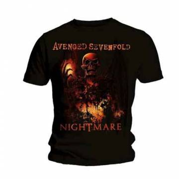 【予約商品】AVENGED SEVENFOLD バンドTシャツ ユニセックス: Inner Rage (Black) - BLACK