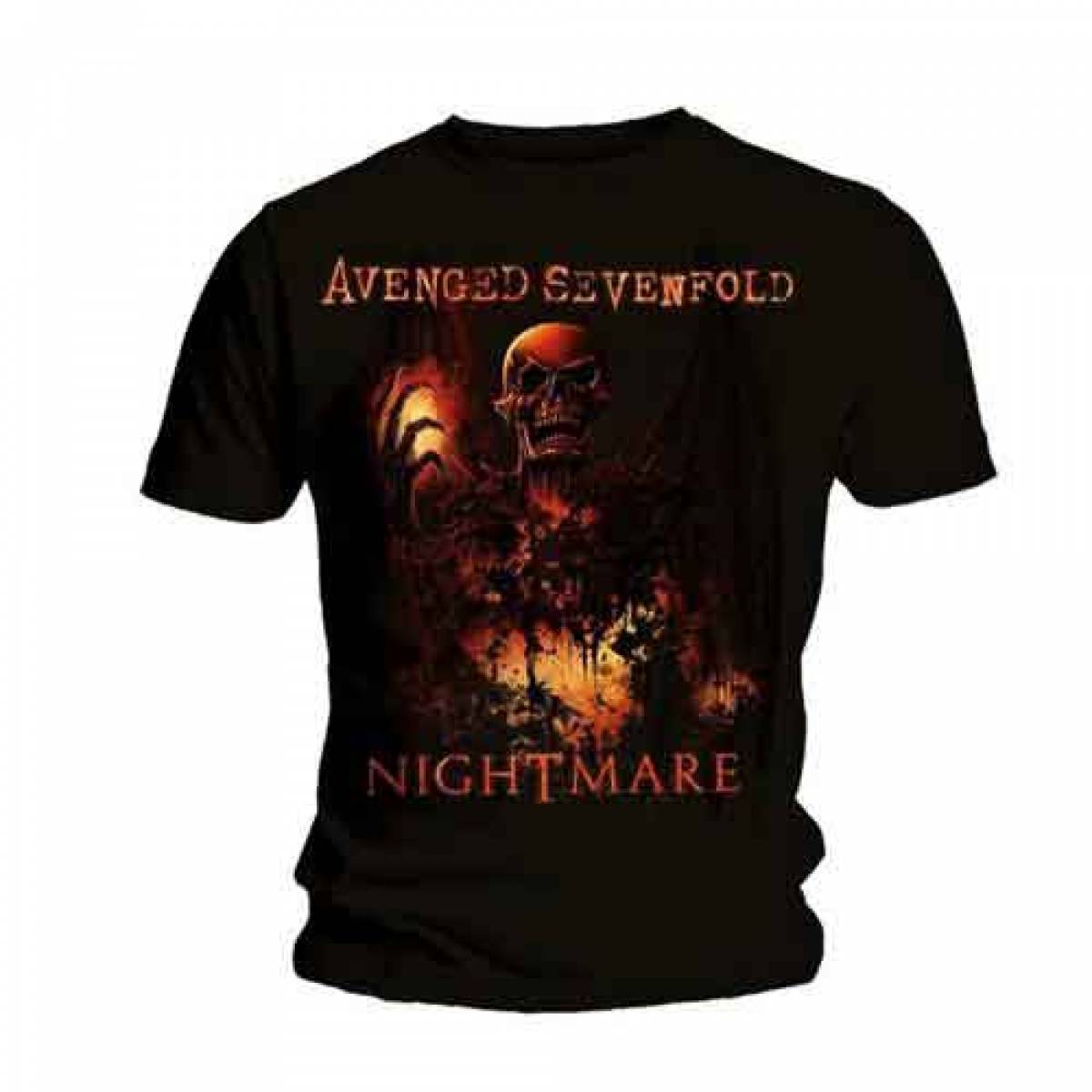 【予約商品】AVENGED SEVENFOLD バンドTシャツ ユニセックス: Inner Rage (Black) - BLACK