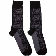 【予約商品】OZZY OSBOURNE Unisex Ankle Socks: Logo Repeat (Black) (UK Size 7 - 11)