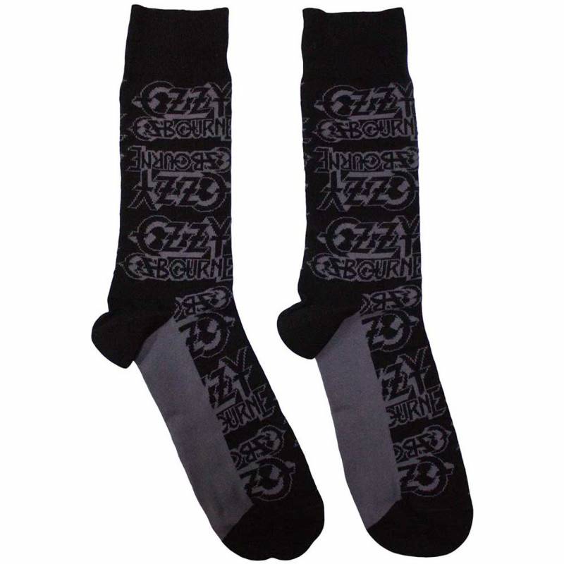 【予約商品】OZZY OSBOURNE Unisex Ankle Socks: Logo Repeat (Black) (UK Size 7 - 11)