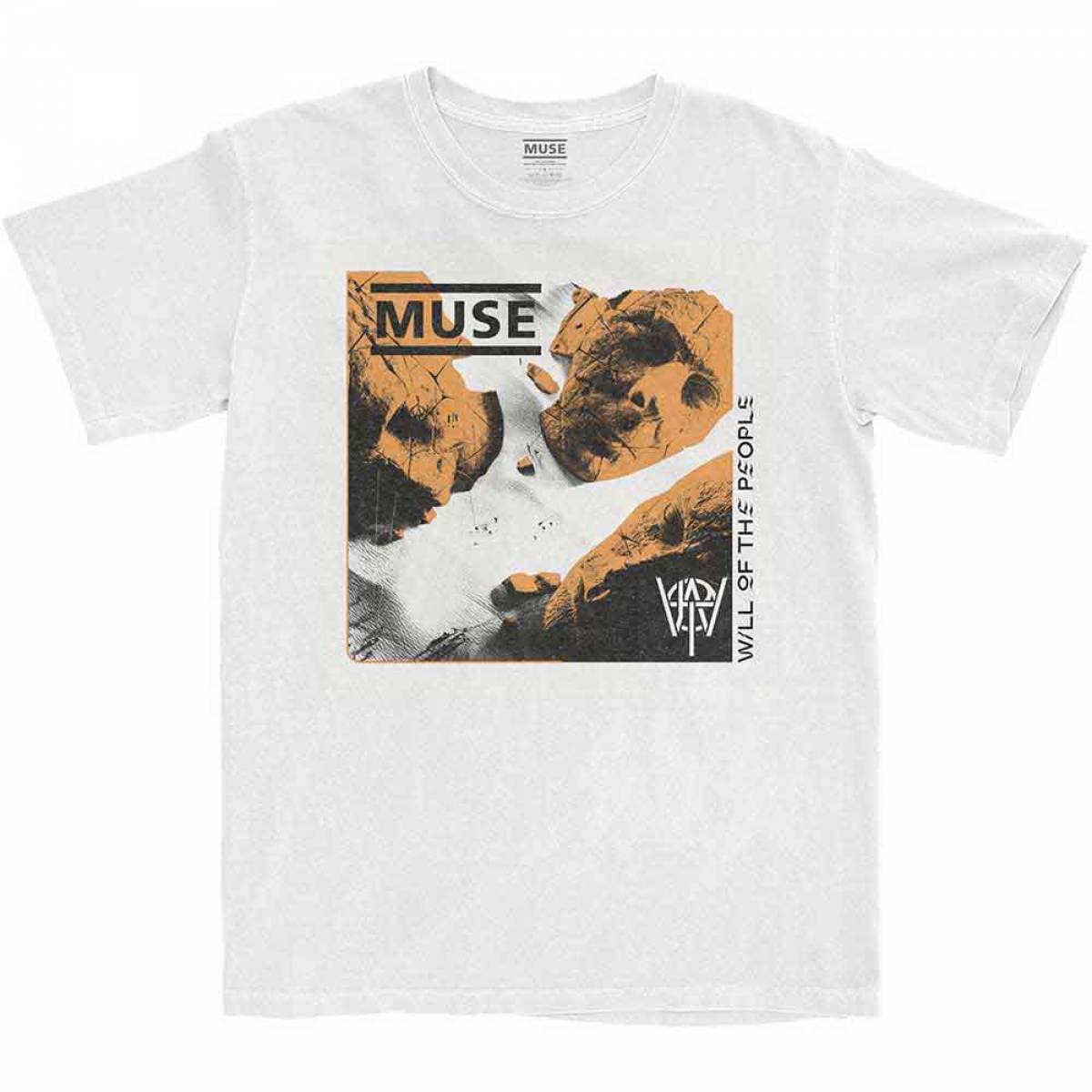 【予約商品】MUSE バンドTシャツ ユニセックス: Will of the People (White) - WHITE