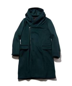 【予約商品】glamb(グラム) GB0424/JKT02 : Carol Long Coat / キャロルロングコート - Green