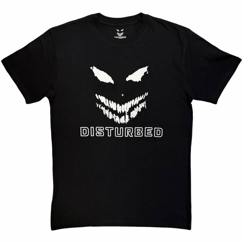 【予約商品】DISTURBED バンドTシャツ ユニセックス: Logo Mono (Black)