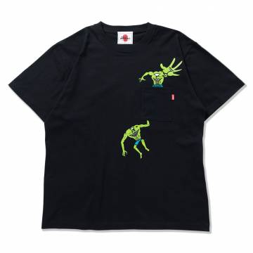 【予約商品】PUNK DRUNKERS (パンクドランカーズ)【予約・7月入荷】ポケットにモンスターTEE - BLACK