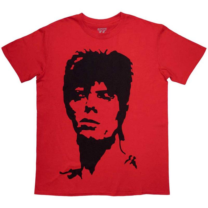 【予約商品】DAVID BOWIE バンドTシャツ ユニセックス: 1973 Monochrome (Red)