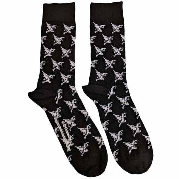 【予約商品】BLACK SABBATH Unisex Ankle Socks: Demon Pattern (UK Size 7 - 11) - BLACK
