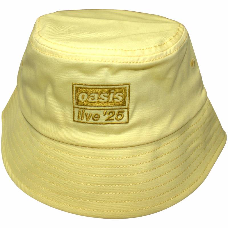 【予約商品】OASIS Unisex Bucket Hat: Live '25 Logo (Yellow) (Ex-Tour)
