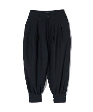 【予約商品】glamb(グラム) GB0424/P10 : Deformed Shirt Pants / デフォームシャツパンツ - Black