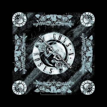 【予約商品】GUNS N' ROSES Unisex Bandana: Logo (Black) - BLACK