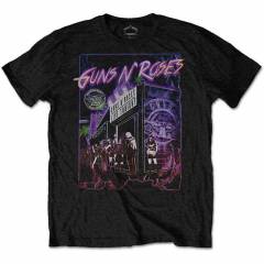 【予約商品】GUNS N' ROSES バンドTシャツ ユニセックス: Sunset Boulevard (Black)