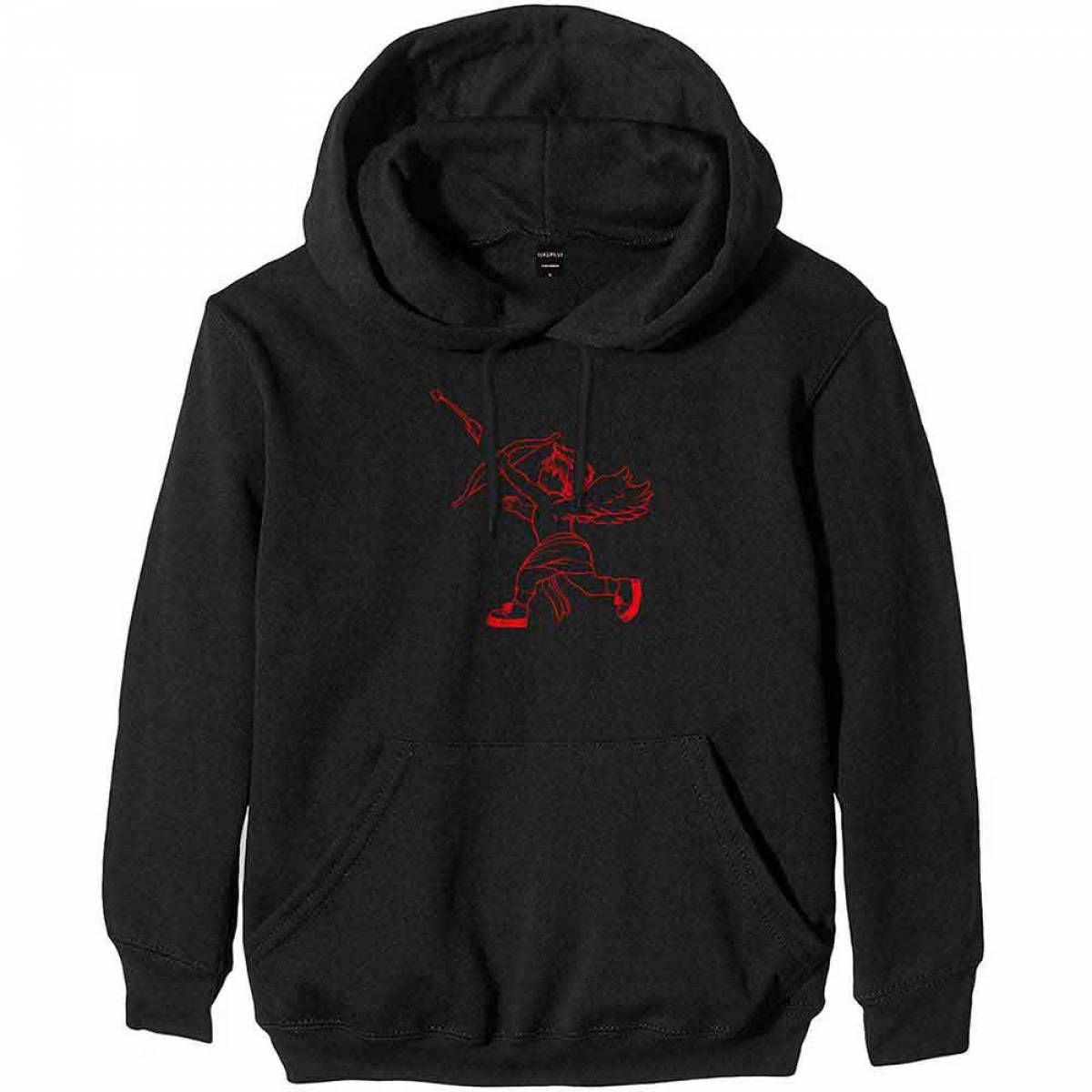 【予約商品】YUNGBLUD Unisex Pullover Hoodie: Cupid (Black) - BLACK
