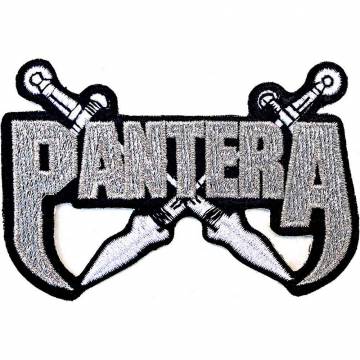 【予約商品】PANTERA Standard Woven Patch: Silver Swords