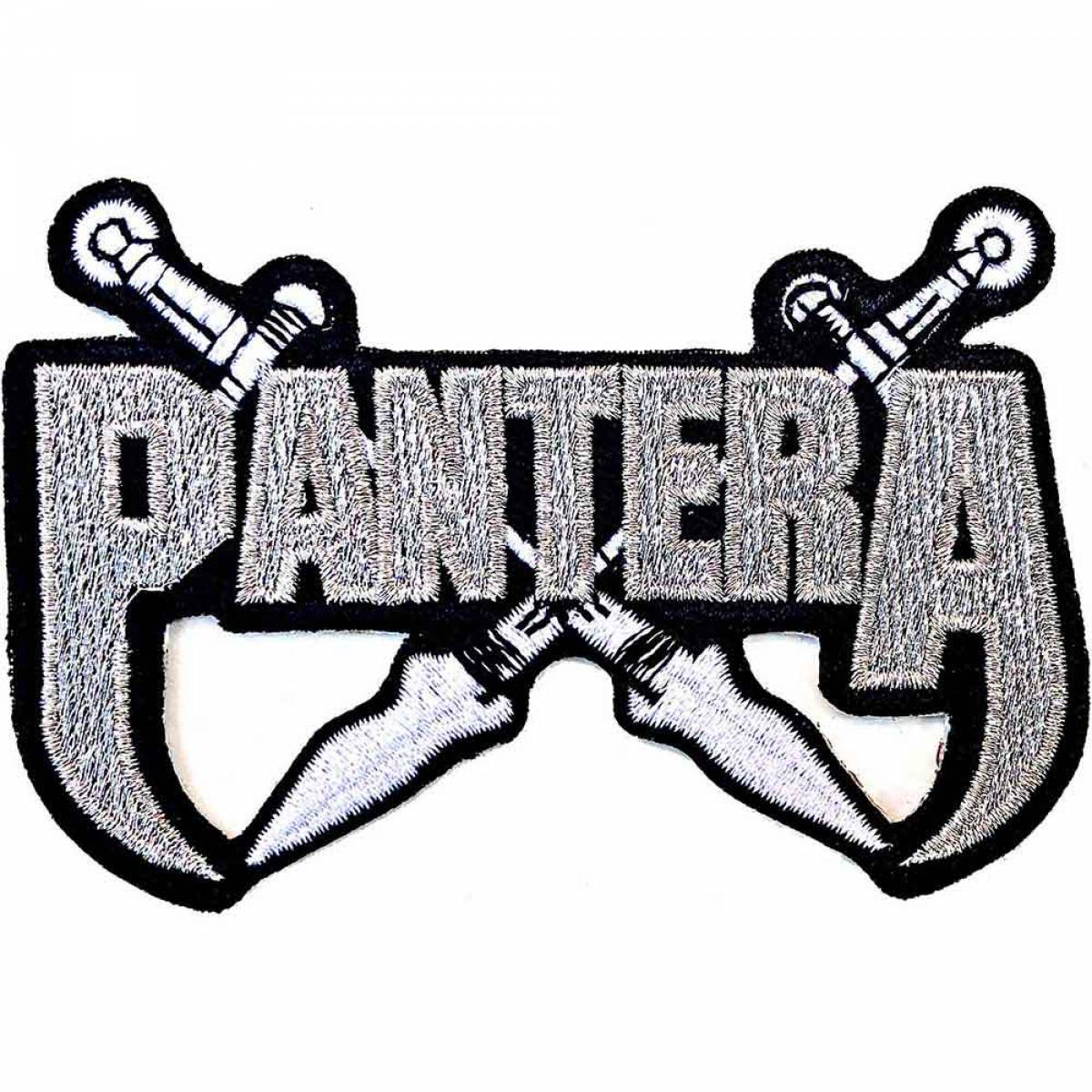 【予約商品】PANTERA Standard Woven Patch: Silver Swords