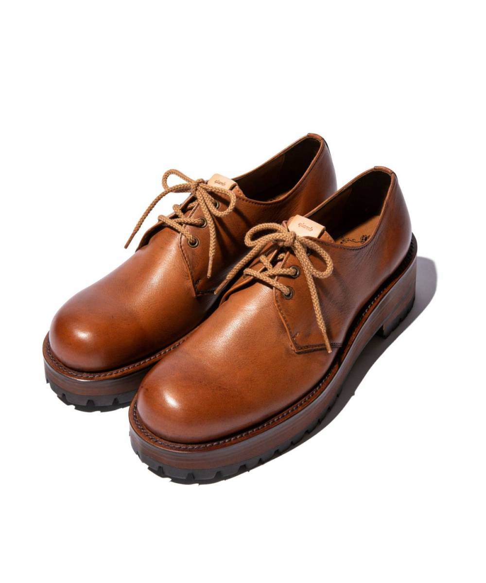 【予約商品】glamb (グラム) Platform 3 Hole Shoes - Brown