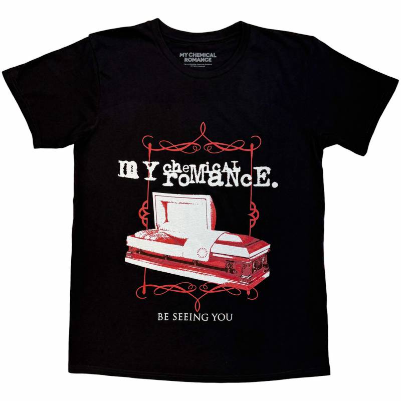 【予約商品】MY CHEMICAL ROMANCE バンドTシャツ ユニセックス: Coffin (Black)
