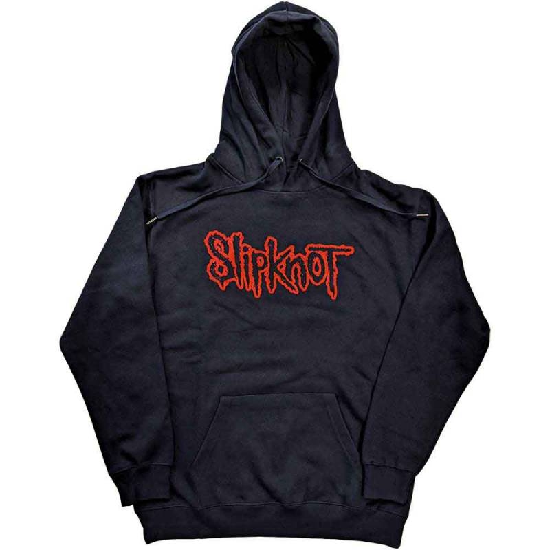 【予約商品】SLIPKNOT Unisex Pullover Hoodie: Logo (Navy Blue) (Back Print) - NAVY BLUE