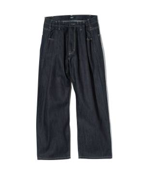 【予約商品】glamb(グラム) GB0424/P04 : Back Print Baggy Denim / バックプリントバギーデニム - Indigo