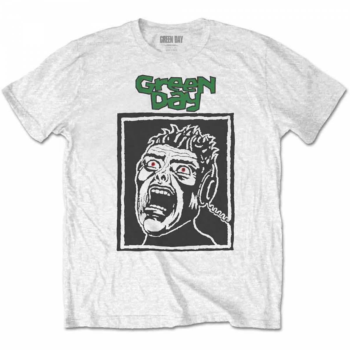 【予約商品】GREEN DAY バンドTシャツ ユニセックス: Scream - WHITE