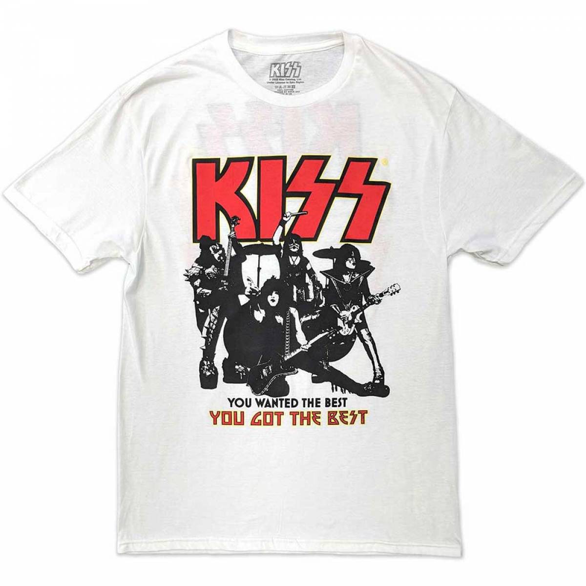 【予約商品】KISS ユニセックスTシャツ: End Of The Road You Got The Best (Back Print)