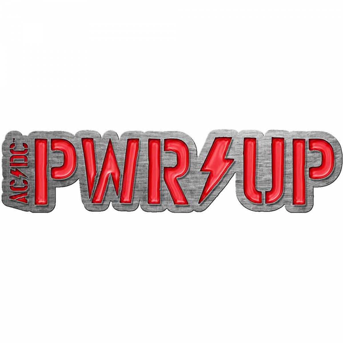 【予約商品】AC/DC Pin Badge: PWR-UP (Enamel In-Fill)