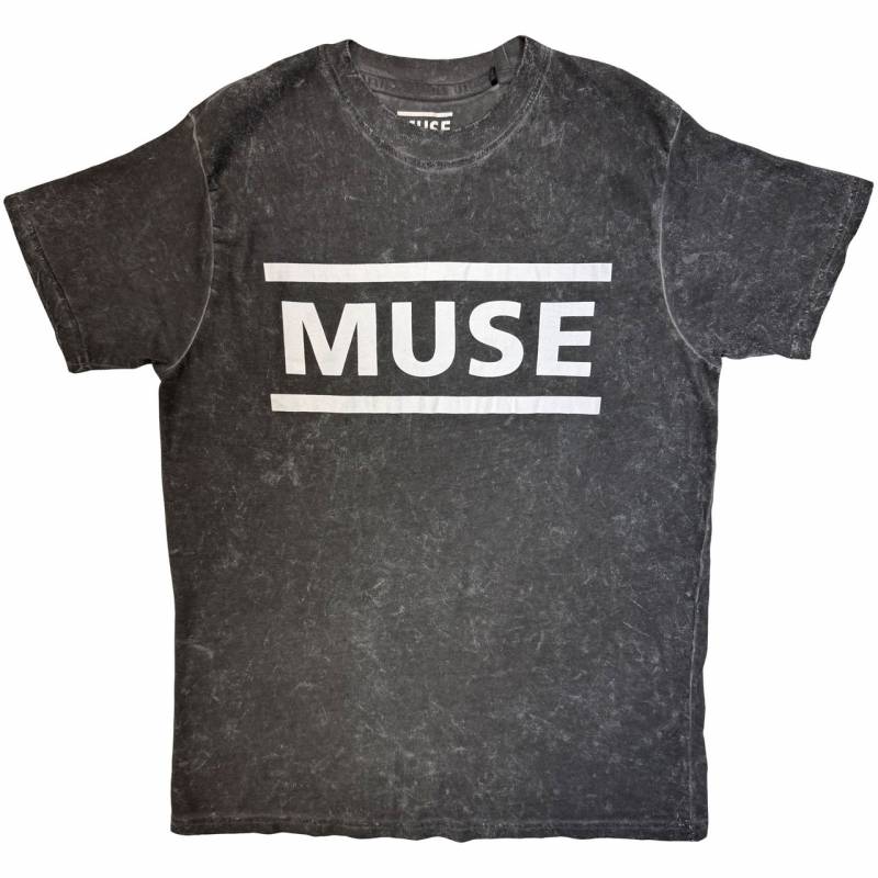 【予約商品】MUSE バンドTシャツ ユニセックス: Logo (Black) (Wash Collection)