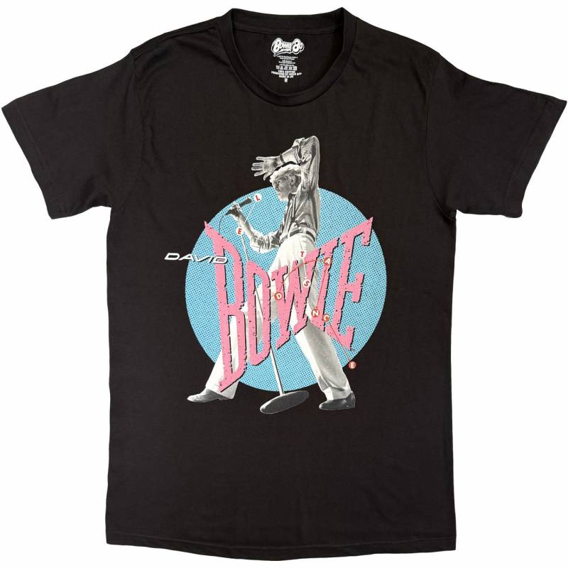 【予約商品】DAVID BOWIE バンドTシャツ ユニセックス: Let's Dance (Black)