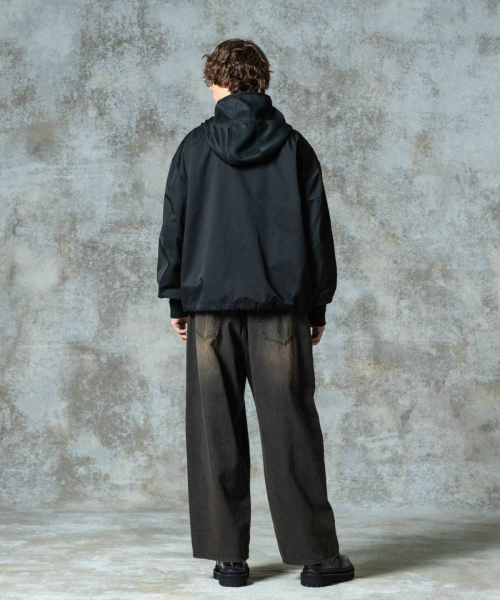海外並行輸入正規品 予約商品】glamb(グラム)GB0325/P14 : The Wide Denim パンツ