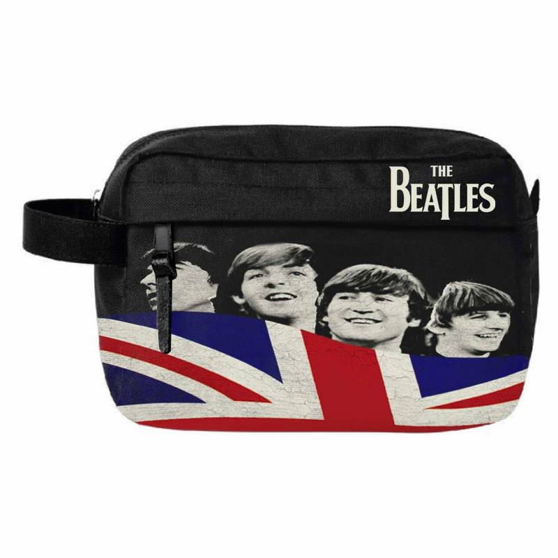 【予約商品】The Beatles Wash Bag: Let It Be Flag (Black)