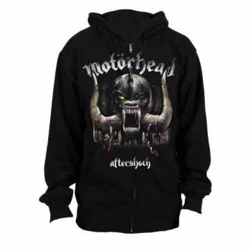 【予約商品】MOTORHEAD Unisex Zipped Hoodie: War Pig (Grey) - GREY