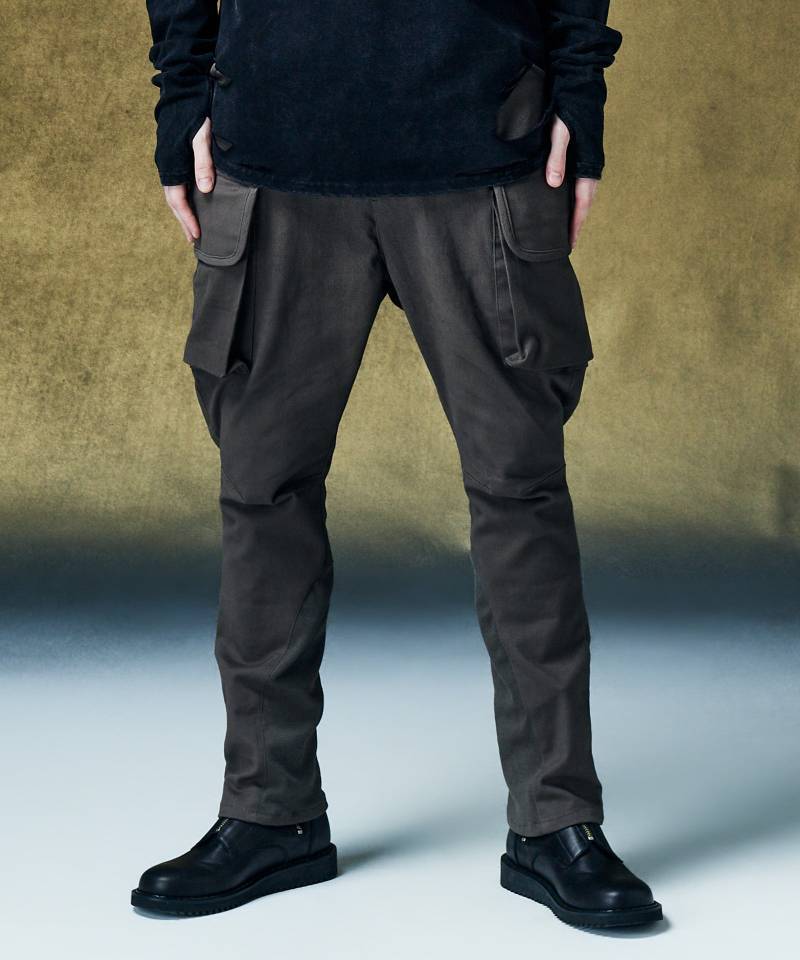 【予約商品】glamb(グラム) Jodhpurs Cargo Pants / ジョッパーズカーゴパンツ - Gray