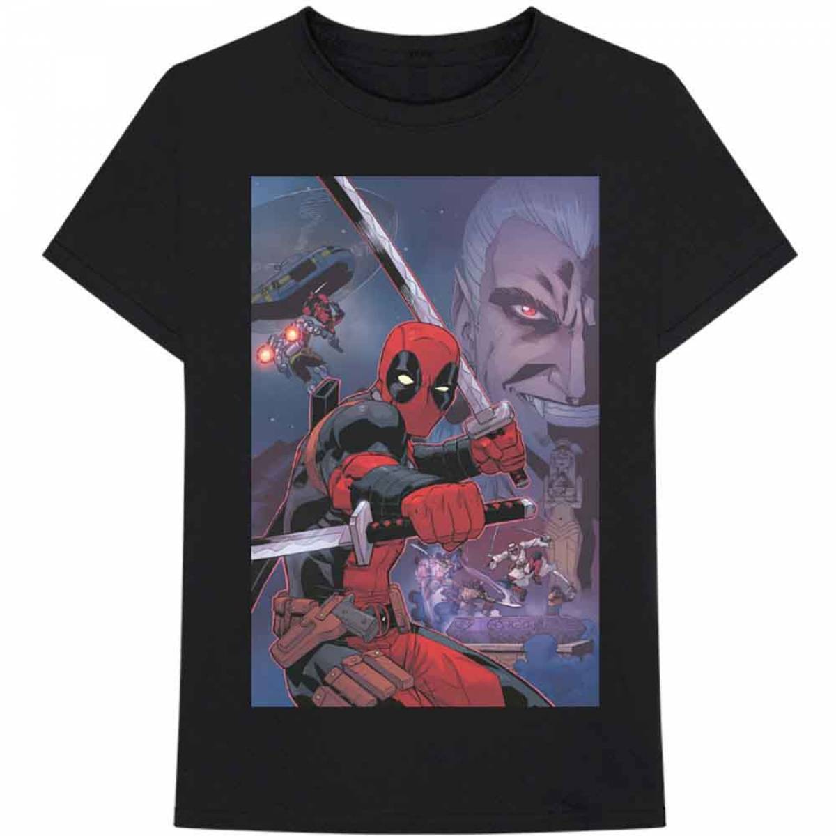 【予約商品】Marvel Comics ユニセックスTシャツ: Deadpool Composite