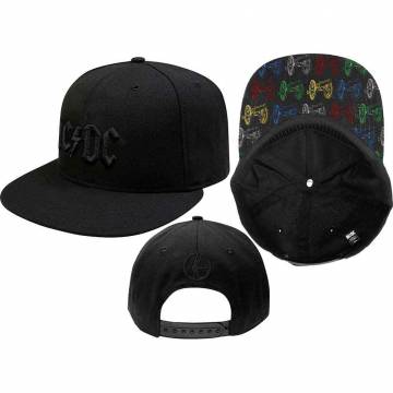 【予約商品】AC/DC Unisex Snapback Cap: Canon Pop-Art (Black) - BLACK