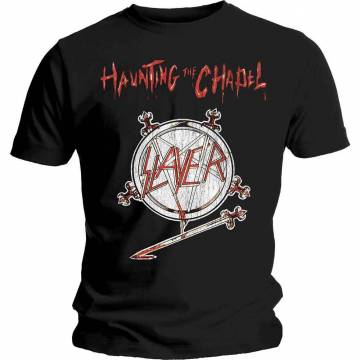 【予約商品】SLAYER ユニセックスTシャツ: Haunting the Chapel