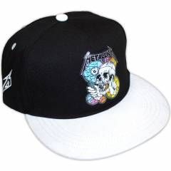 【予約商品】METALLICA Unisex Snapback Cap: The Shortest Straw Multi Eyes (Black & Grey)