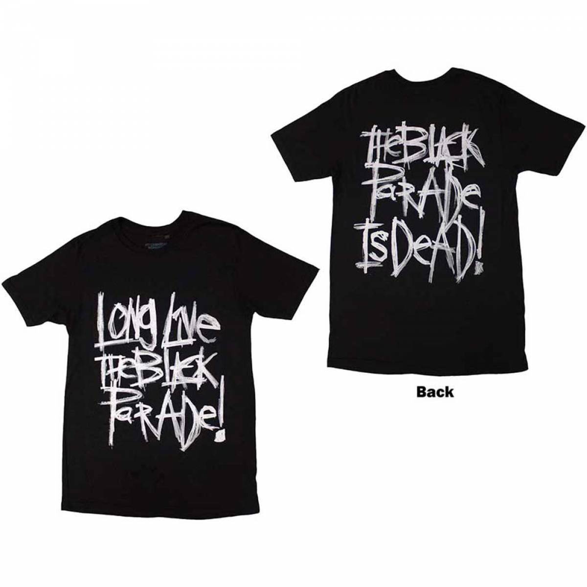 【予約商品】MY CHEMICAL ROMANCE ユニセックスTシャツ: Long Live The Black Parade (Back Print)