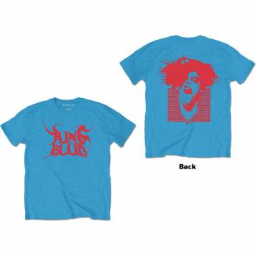 【予約商品】YUNGBLUD バンドTシャツ ユニセックス: DEADHAPPY (Light Blue) (Back Print) - LIGHT BLUE