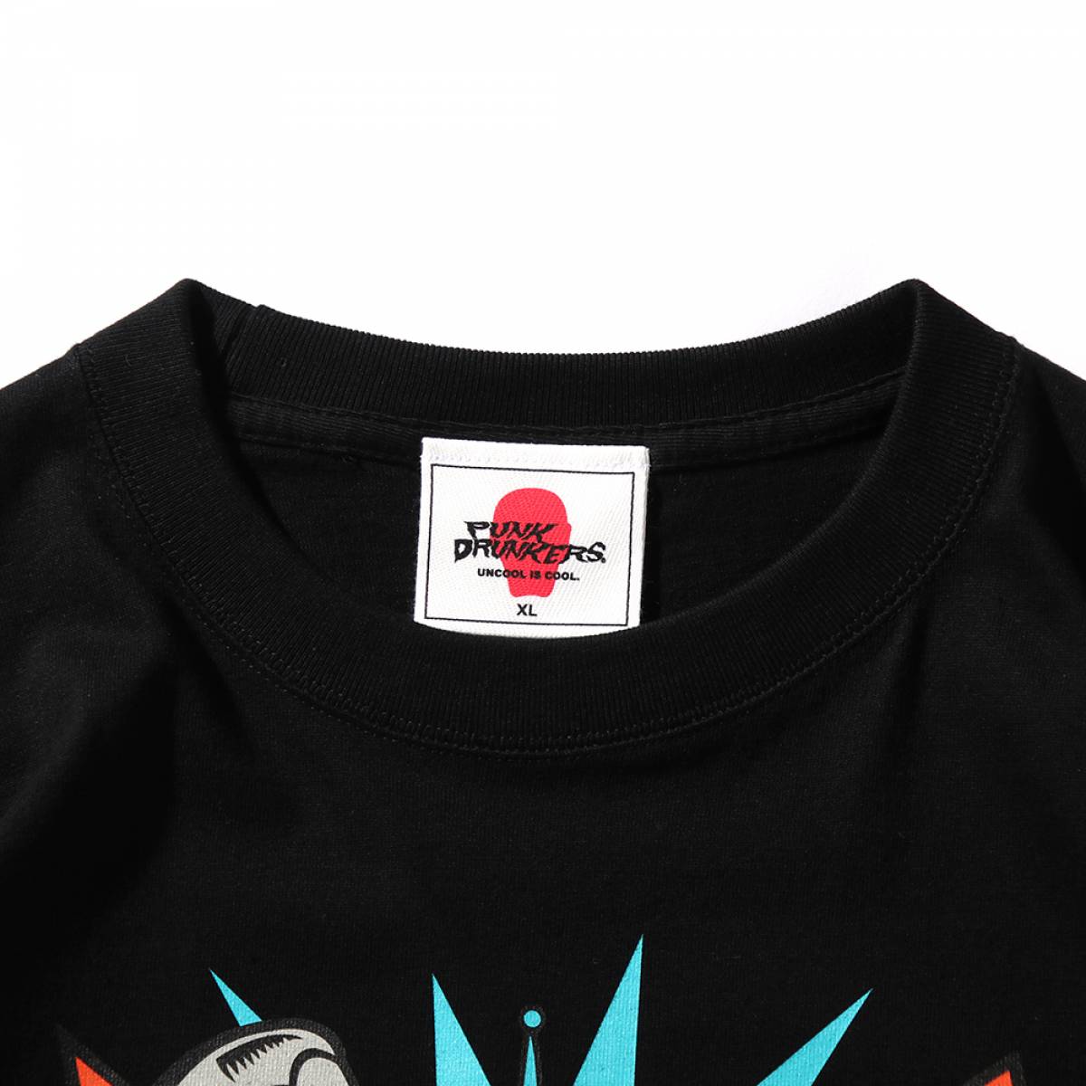 PUNK DRUNKERS (パンクドランカーズ) アイツロボTEE - BLACK PUNK DRUNKERS (パンクドランカーズ) アイツロボTEE - BLACK