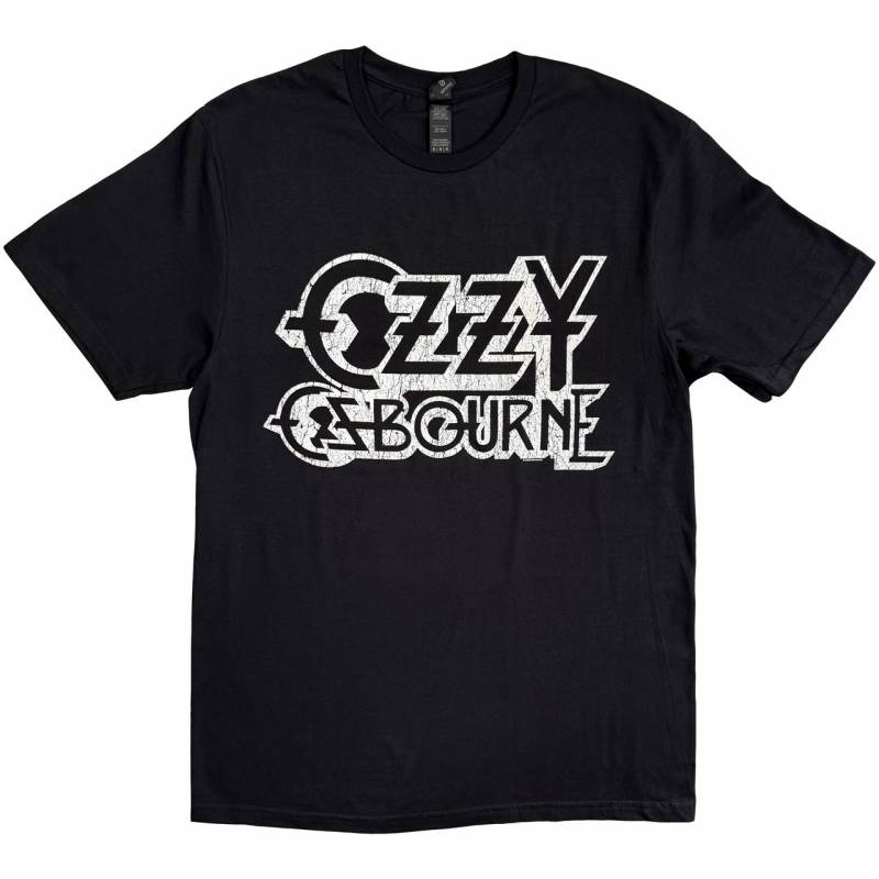 【予約商品】OZZY OSBOURNE バンドTシャツ ユニセックス: Vintage Logo (Black)