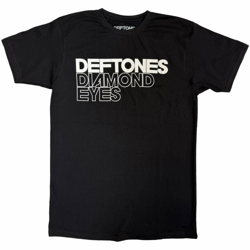 【予約商品】DEFTONES バンドTシャツ ユニセックス: Diamond Eyes (Black)