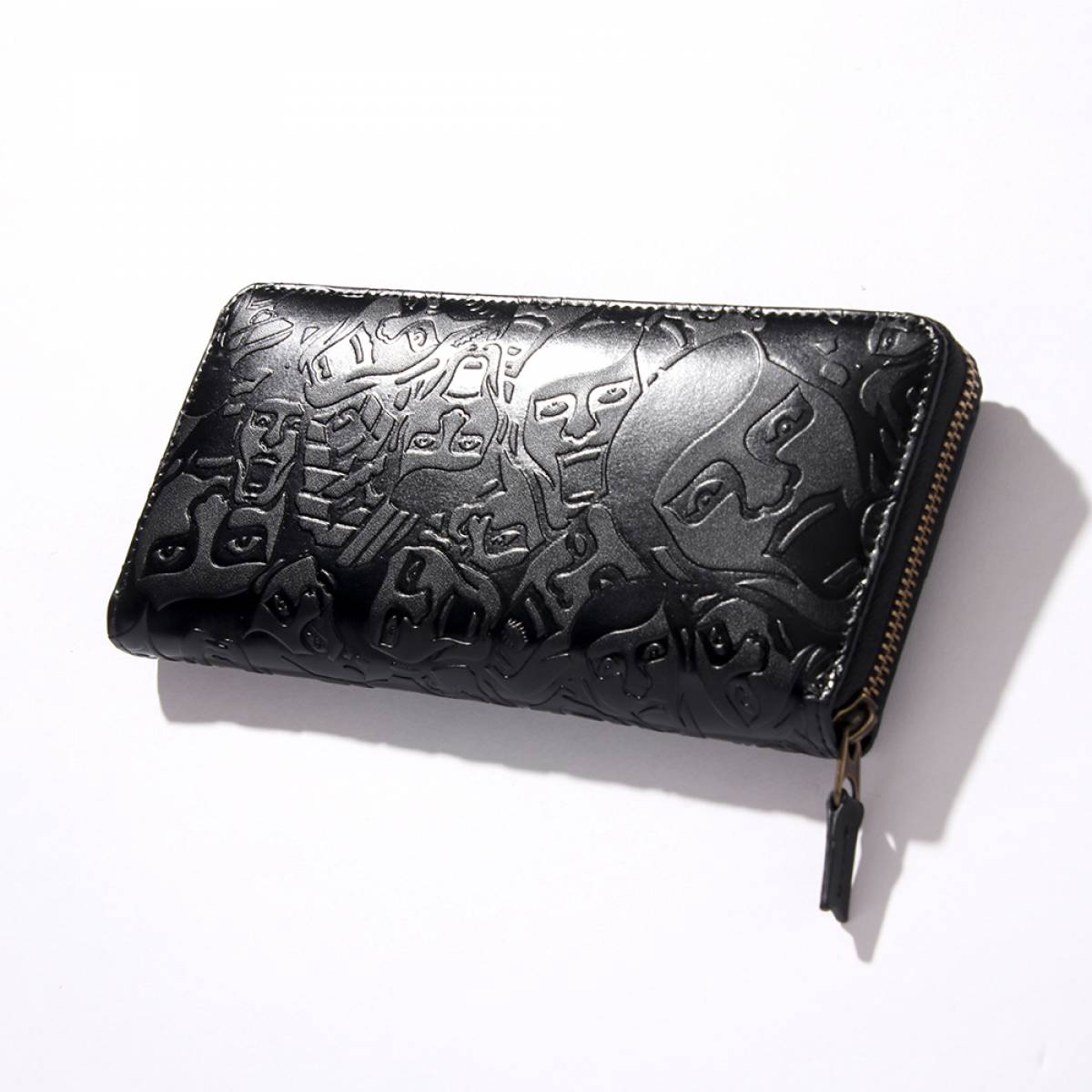 予約商品】PUNK DRUNKERS アイツ総柄長財布 - BLACK / ロック 予約商品】PUNK DRUNKERS アイツ総柄長財布 - BLACK / ロック