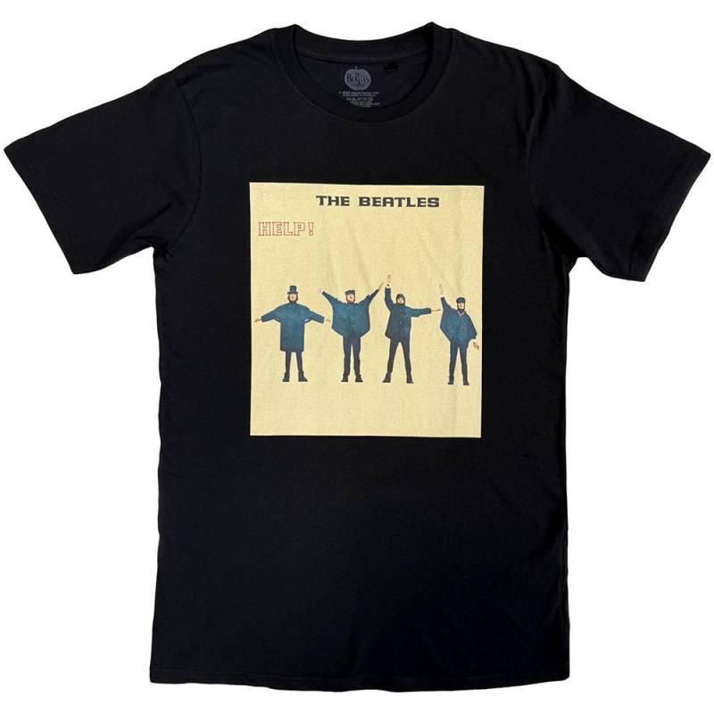 【予約商品】THE BEATLES バンドTシャツ ユニセックス: Help! Album Cover (Black)