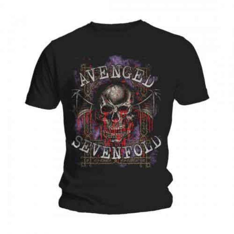 【予約商品】AVENGED SEVENFOLD バンドTシャツ ユニセックス: Bloody Trellis (Black)