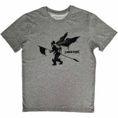 【予約商品】LINKIN PARK バンドTシャツ ユニセックス: Street Soldier (Grey) - GREY