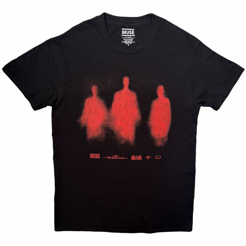 【予約商品】MUSE バンドTシャツ ユニセックス: The Wow Signal Shadows (Black)