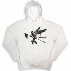 【予約商品】LINKIN PARK Unisex Pullover Hoodie: Street Soldier (White) - WHITE
